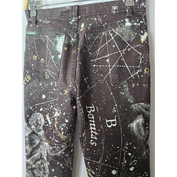 2003 Roberto Cavalli Astrology Logo Print Horoscope Jeans Pants Size Small- HTF - Picture 13 of 16